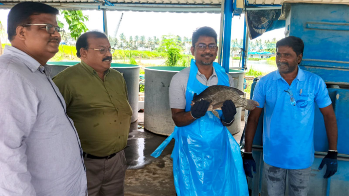 Chairman MPEDA Reviews GIFT Tilapia Project at Vijayawada